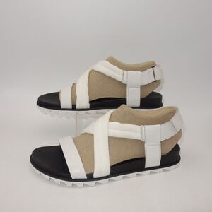 NEW Sorel Roaming Decon Strappy Slip On Sandals Women's 7.5 White